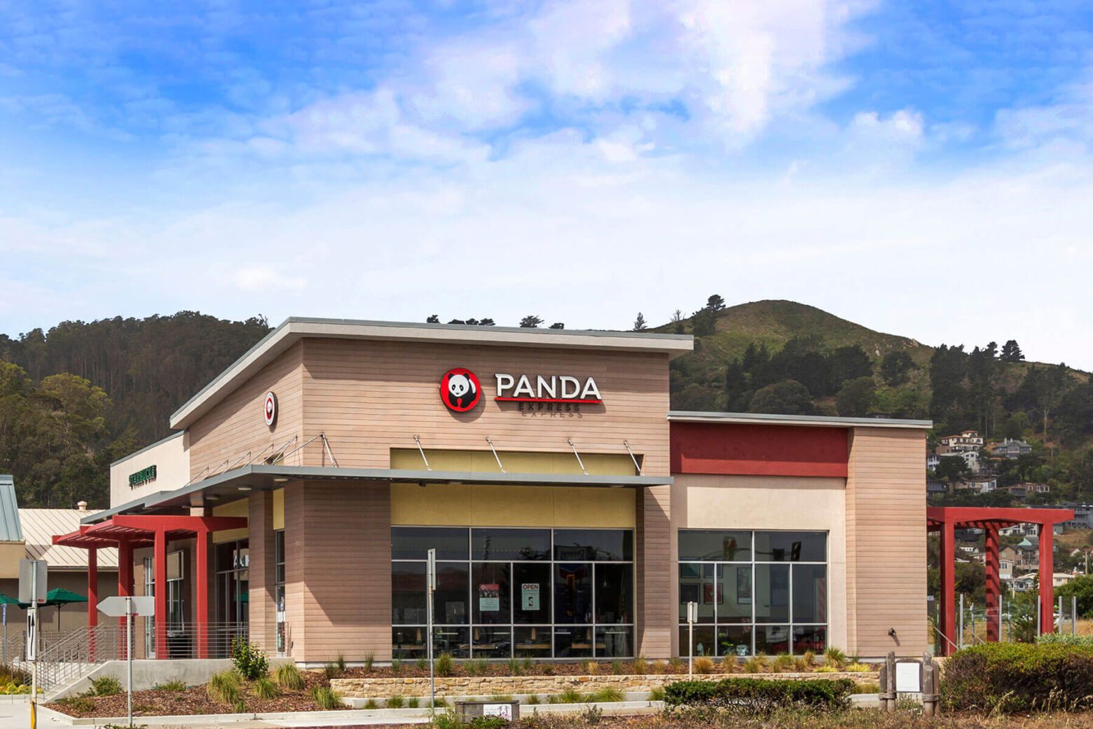 Starbucks and Panda Express on 500 Linda Mar Blvd